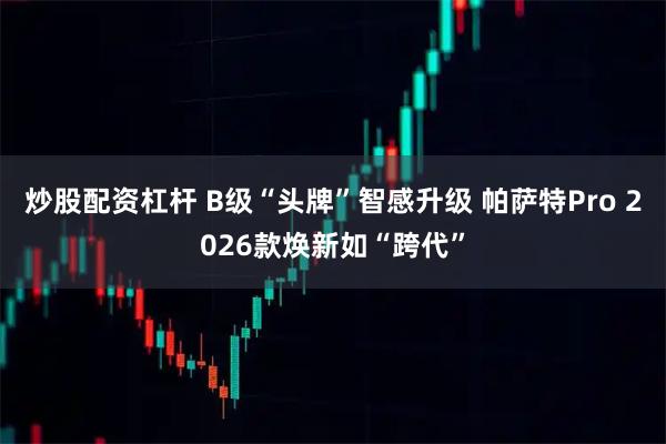 炒股配资杠杆 B级“头牌”智感升级 帕萨特Pro 2026款焕新如“跨代”